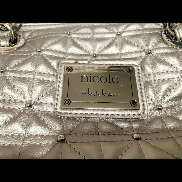 Nicole By Nicole Miller Silver Ladies Purse - Picture 2 of 4